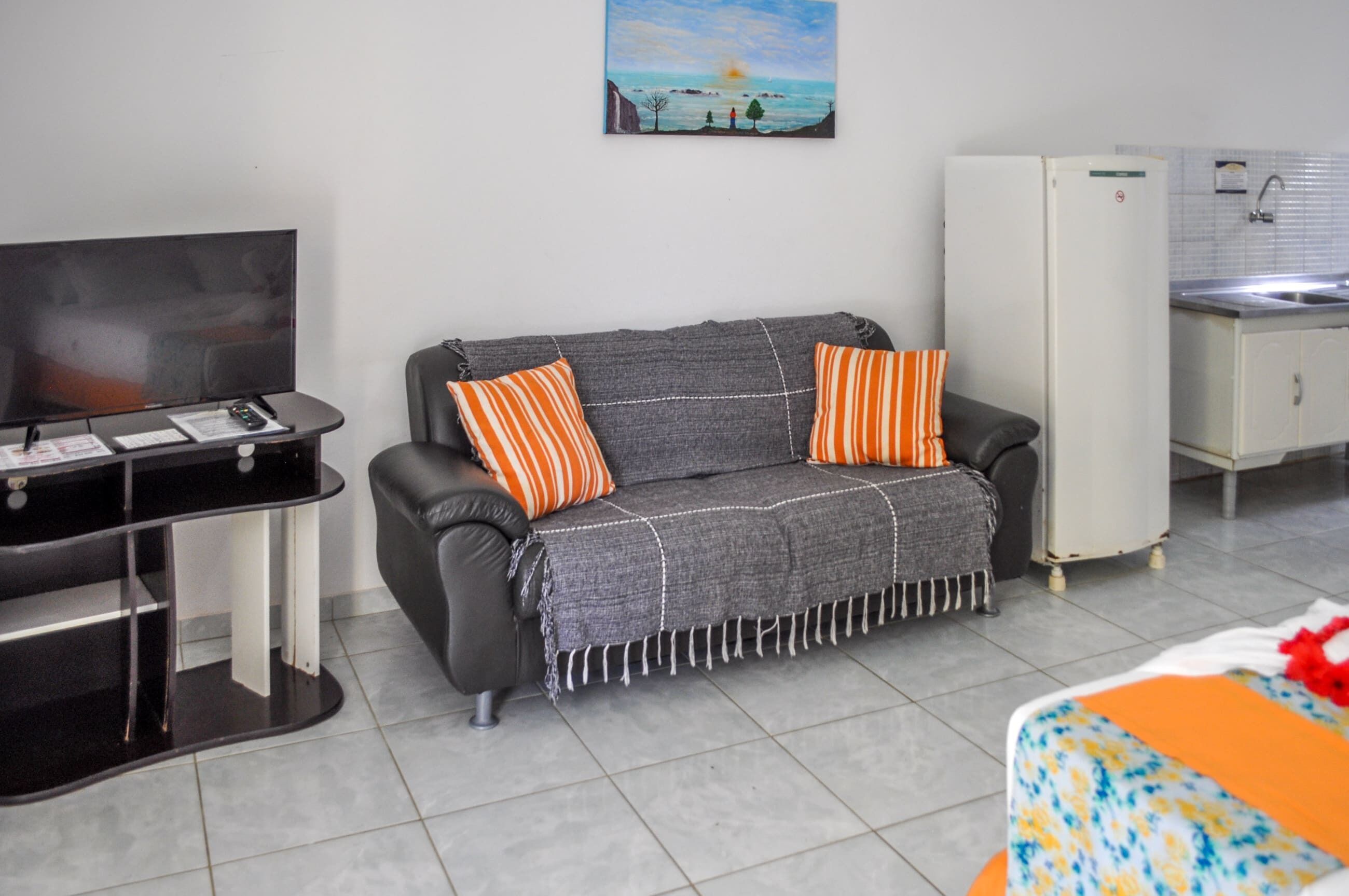 Departamento, vista a la alberca | Caja de seguridad en la habitación, escritorio y wifi gratis 