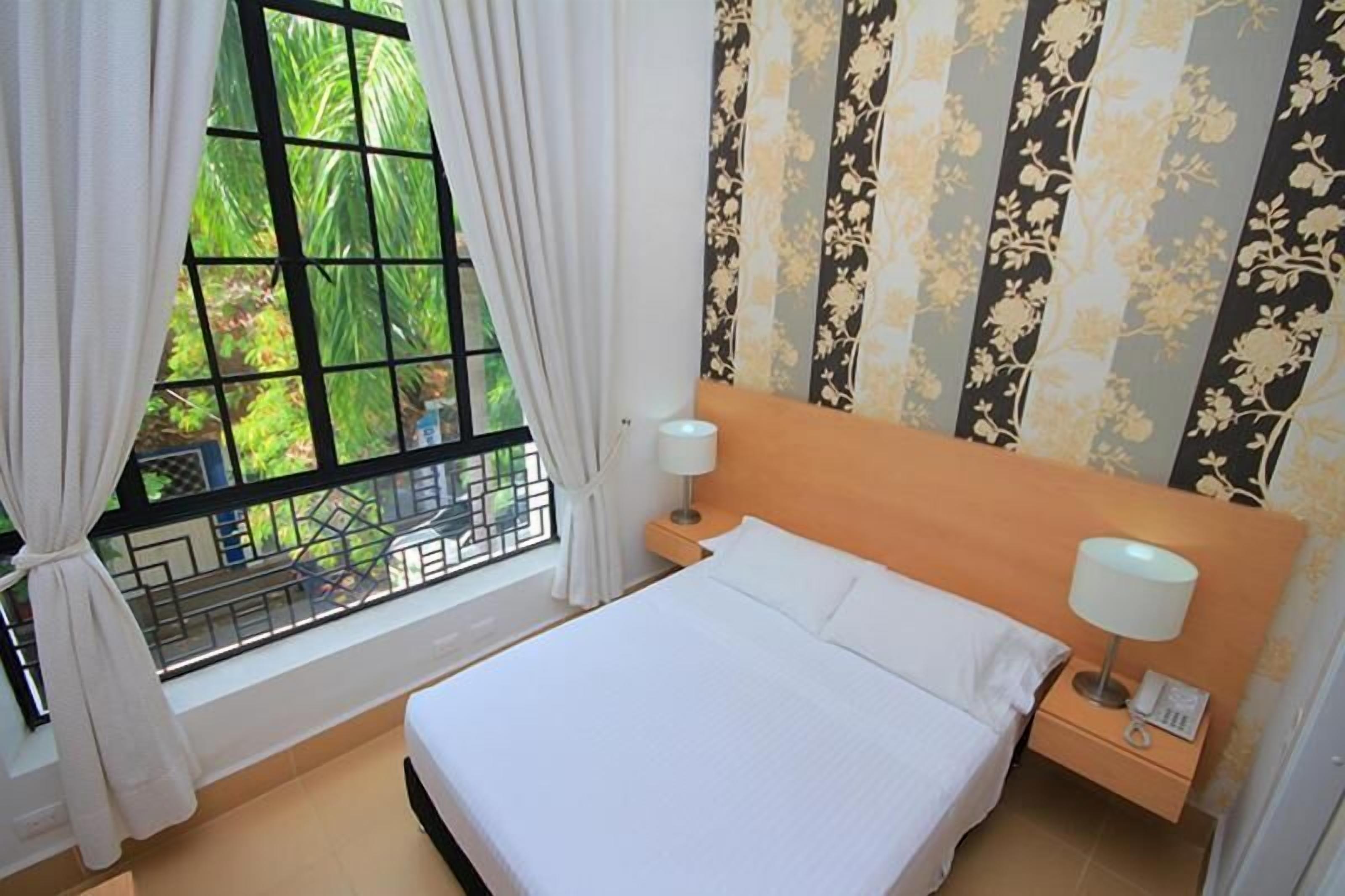 pillow-top beds, desk, blackout curtains, wheelchair access