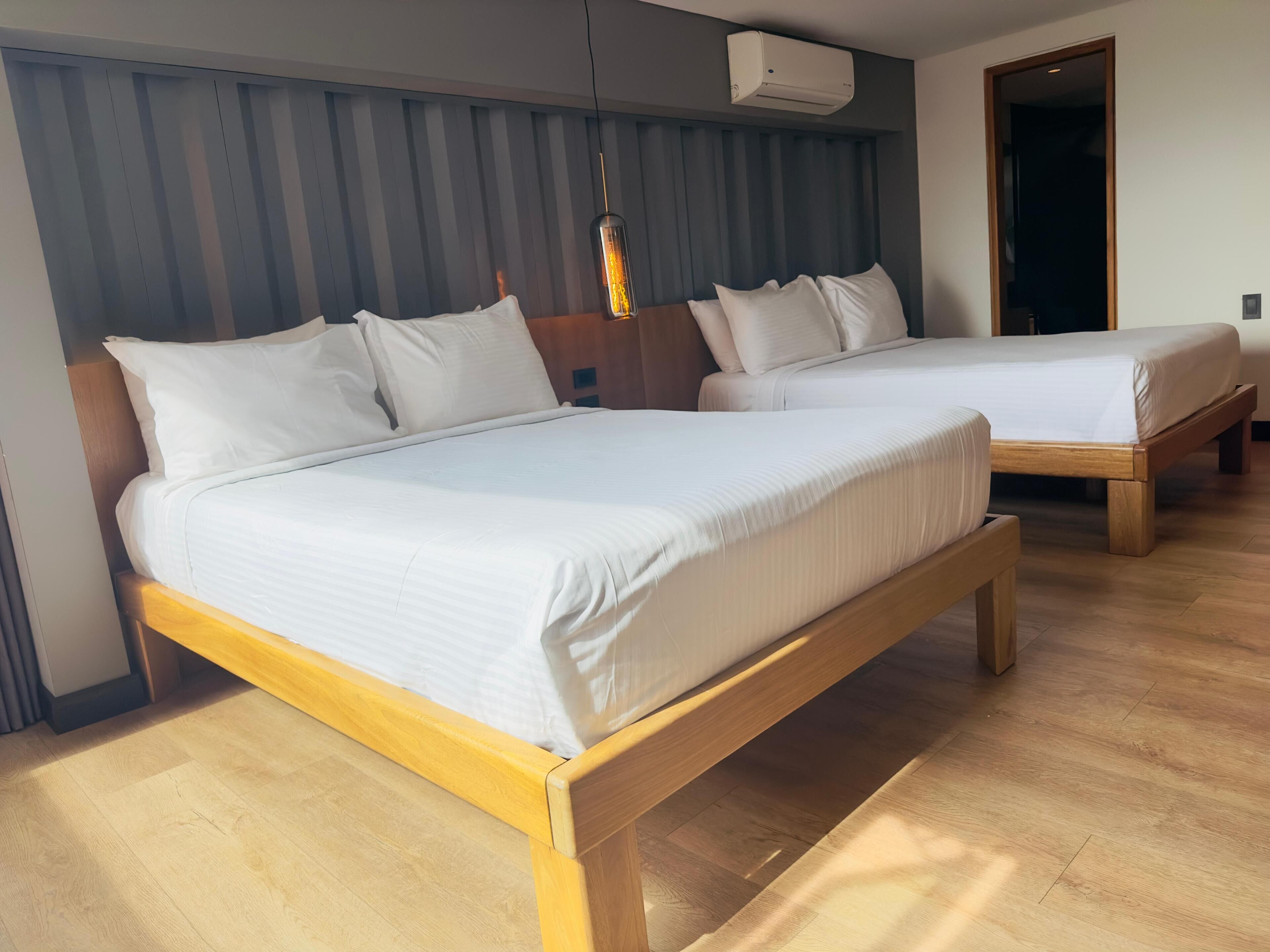 superior room, 2 queen beds, balcony | 1 bedroom, minibar, in-room safe, desk