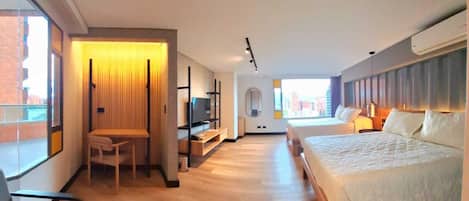 Superior Room, 2 Queen Beds, Balcony | 1 bedroom, minibar, in-room safe, desk