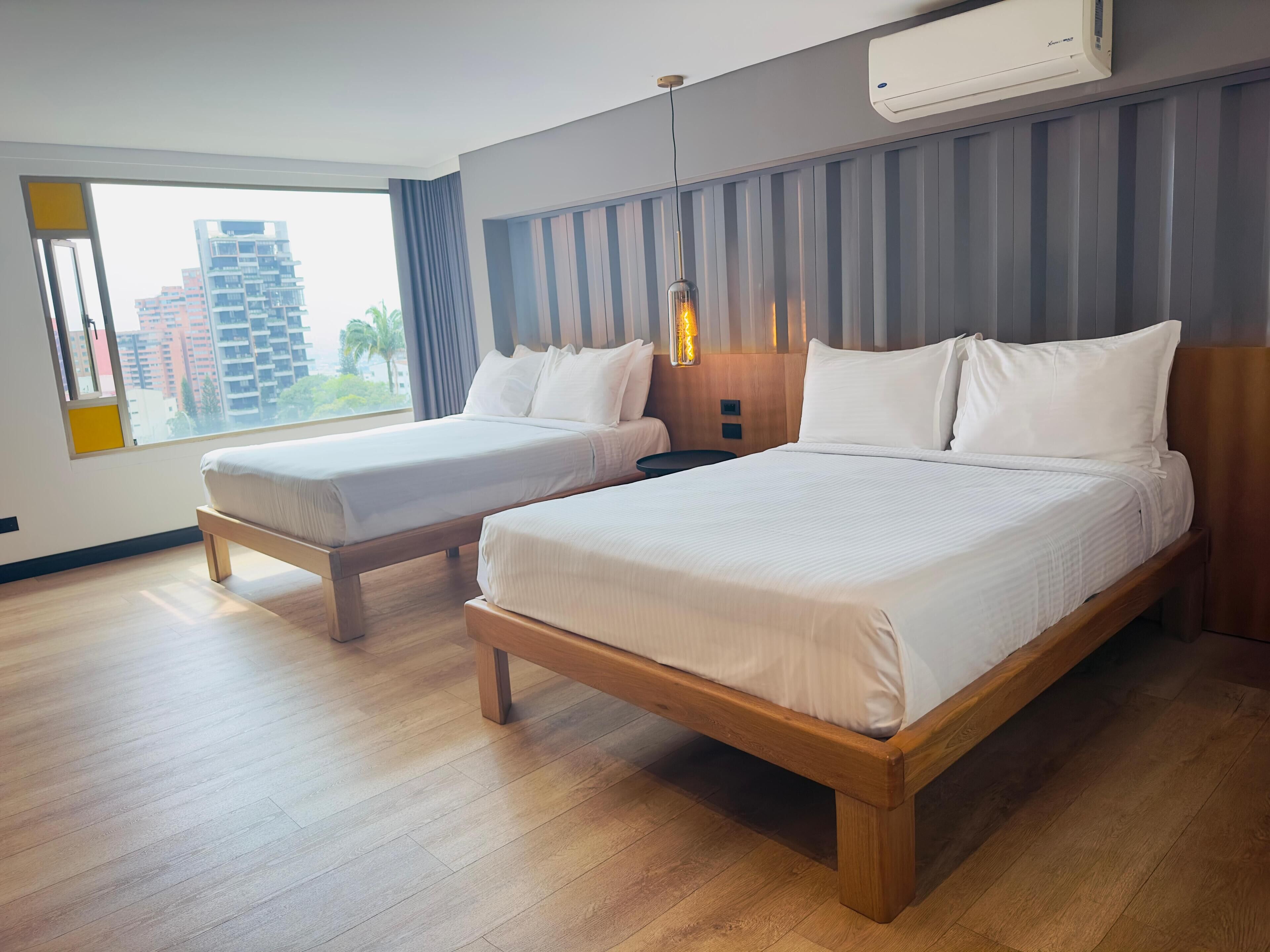 superior room, 2 queen beds, balcony | 1 bedroom, minibar, in-room safe, desk