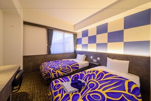 슈피리어 트윈룸, 금연 | 책상, 노트북 작업 공간, 암막 커튼, 다리미/다리미판