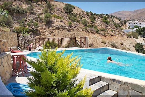 Seasonal outdoor pool, pool umbrellas, sun loungers