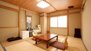 Japanese Style Room with Shared Bathroom, Non Smoking | In-room safe, desk, laptop workspace, free WiFi