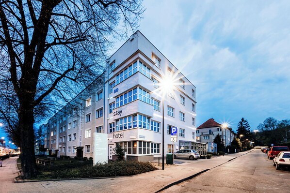 Experience the comfort of a spacious hotel with a convenient on-site parking option.