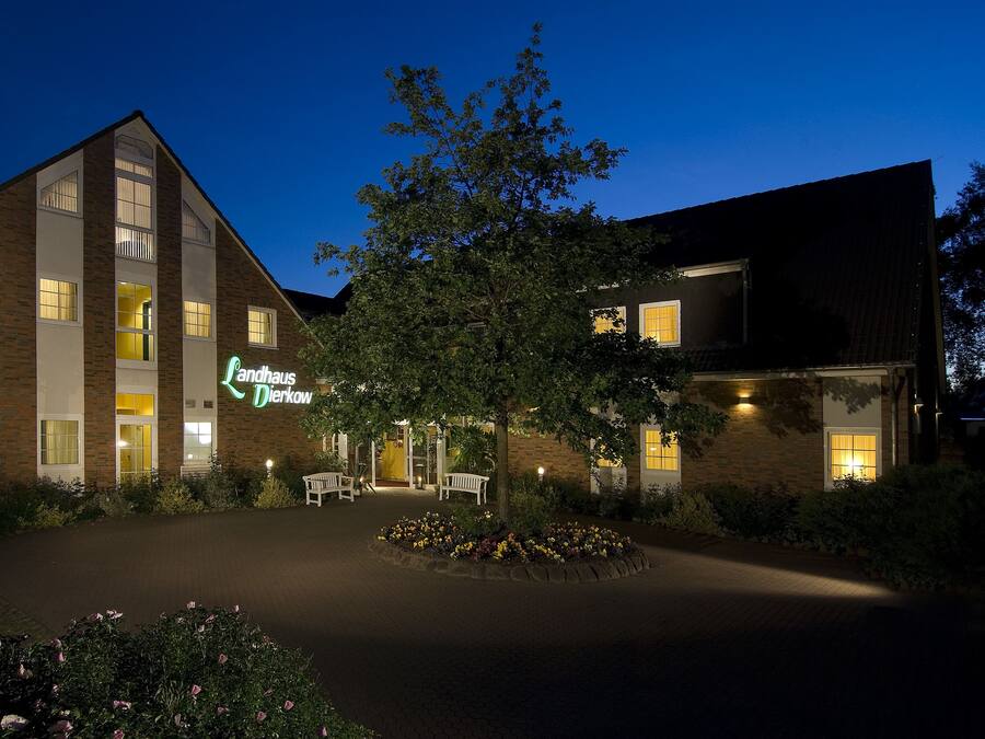 Front of property – evening/night