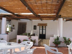 Terrace/patio - Pensione La Nassa (Lipari)