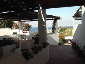 Terrace/patio - Pensione La Nassa (Lipari)