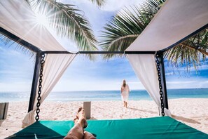 Accommodatie ligt op het strand