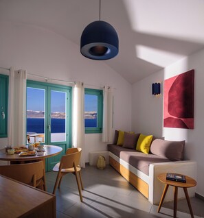 Premium Suite, Plunge Pool, Caldera view | View from room - Neptune Luxury Spa Suites (Santorini)