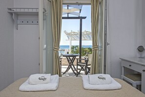 Sábanas de algodón egipcio, ropa de cama de alta calidad y minibar 