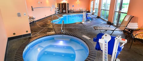 Indoor spa tub