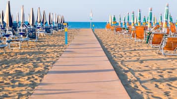 En privat strand