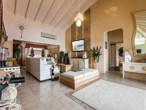 Premium Villa, 5 Bedrooms, Private Pool, Ocean View | Living area - Villa Bianca (Simpson Bay)
