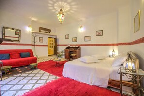 Junior Suite | Free WiFi, bed sheets - Riad Marhbabikoum (Marrakech)