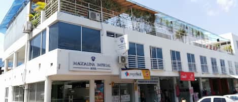 Fassade der Unterkunft