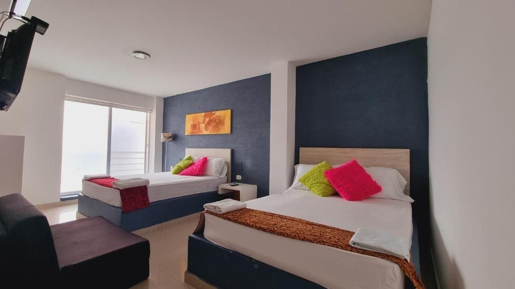 Family Quadruple Room, Multiple Beds, Non Smoking, Garden View | WiFi (free), bed sheets