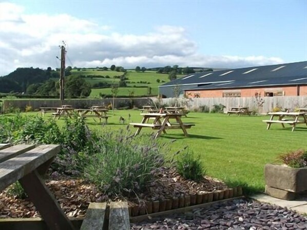Outdoor dining - The Lowfield Inn (Welshpool)