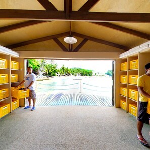 Equipment storage - El Galleon Beach Resort Asia Divers (Puerto Galera)