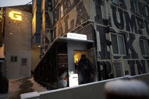 Entrée de l’hébergement