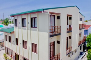 Fassade der Unterkunft