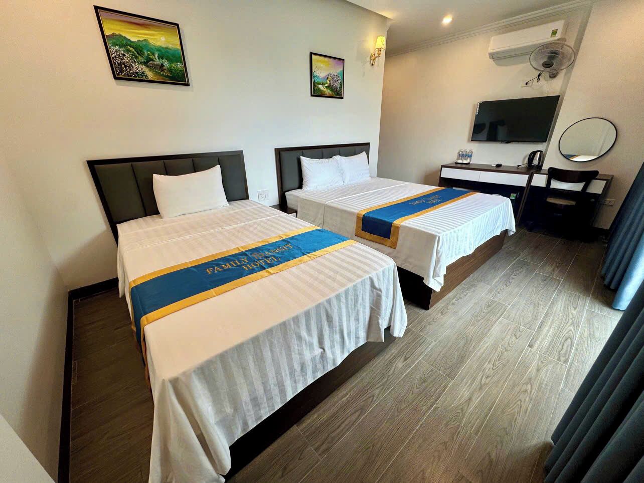 Premium bedding, memory foam beds, minibar, individually decorated