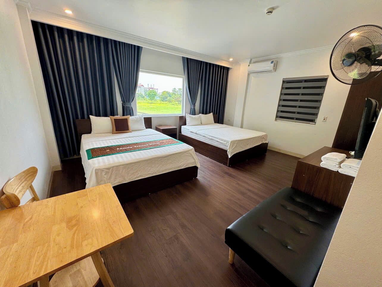 Premium bedding, memory foam beds, minibar, individually decorated