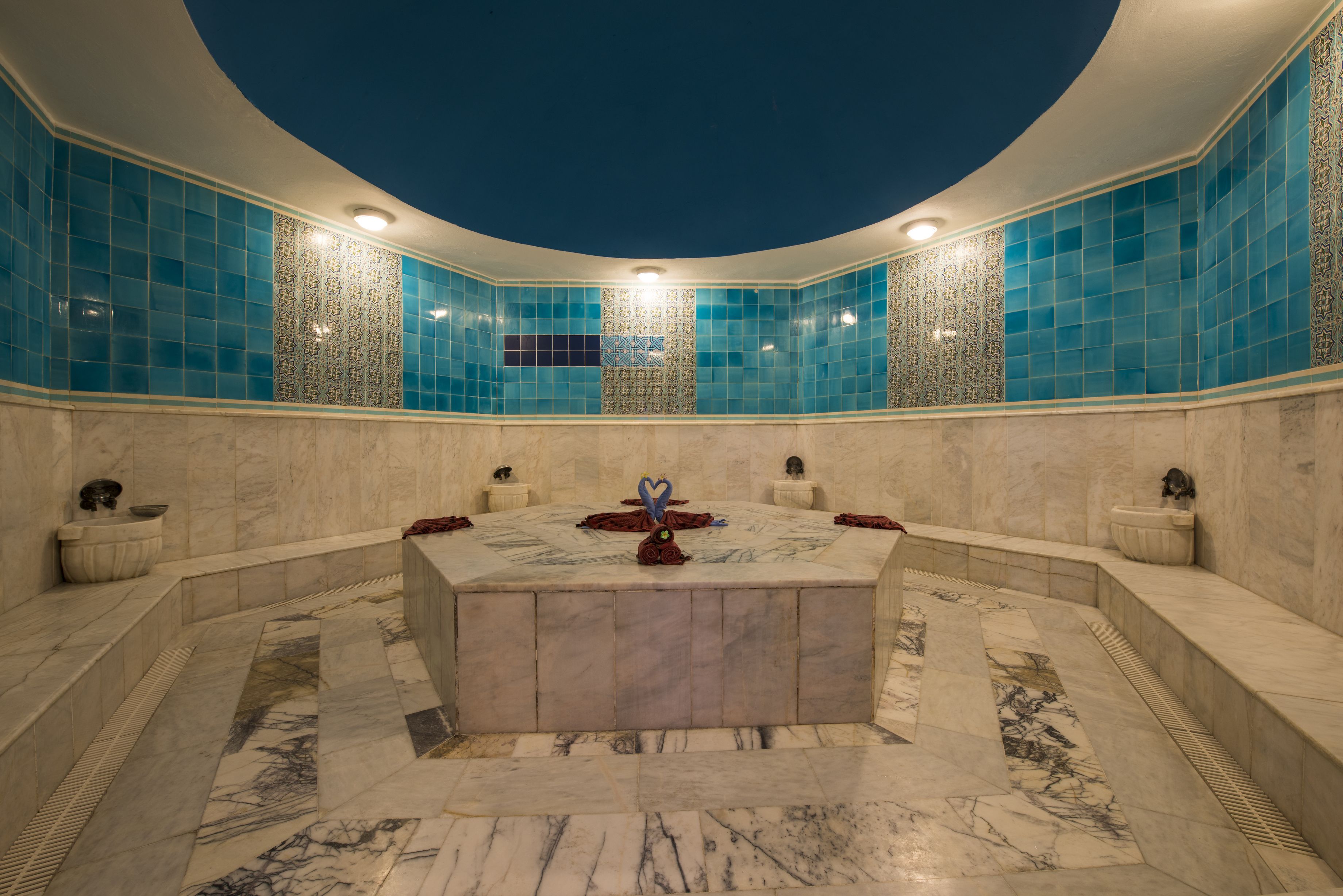 Sale per trattamenti di coppia, bagno turco/hammam