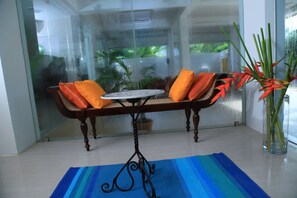 Lobby sitting area