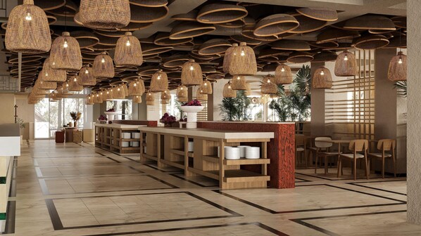 3 restaurants, breakfast, lunch, dinner served; Asian cuisine - Corendon Hydros Club Kemer (Kemer)