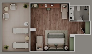 Superior Room | Bathroom | Shower, rainfall showerhead, eco-friendly toiletries, hair dryer - Corendon Hydros Club Kemer (Kemer)