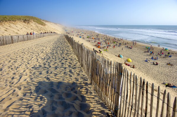 Vlak bij het strand, wit zand