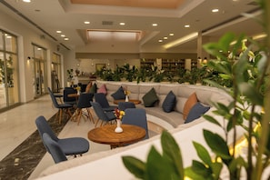 Sitteområde i lobbyen