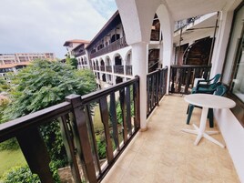 Apartamento estándar, 2 habitaciones, cocina básica | Terraza o patio