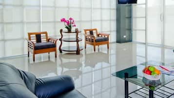 Sala de estar en el lobby