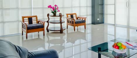 Sala de estar en el lobby