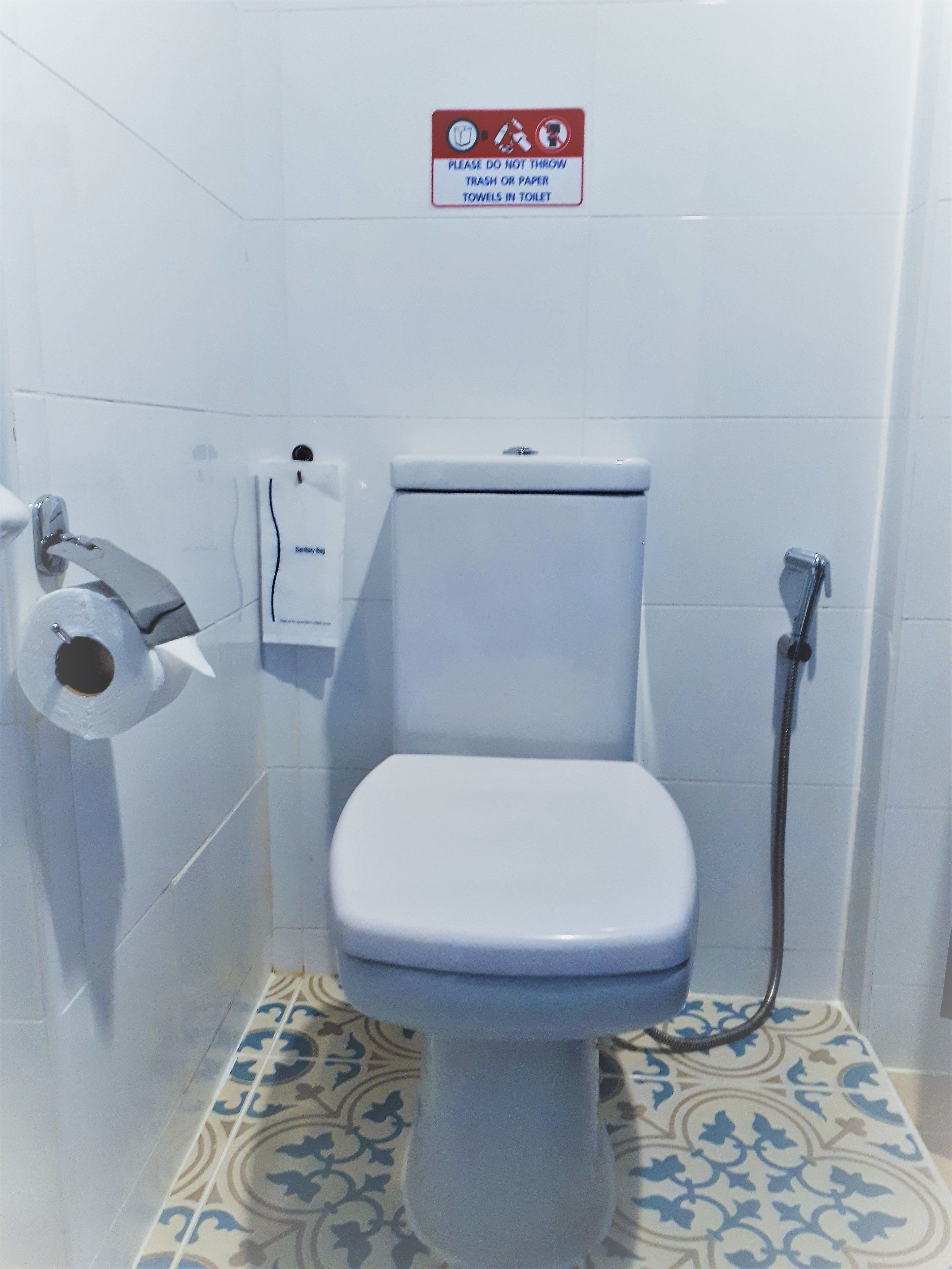 shower, free toiletries, hair dryer, slippers