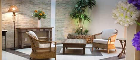 Sala de estar en el lobby