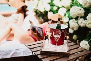 Servicio de champaña