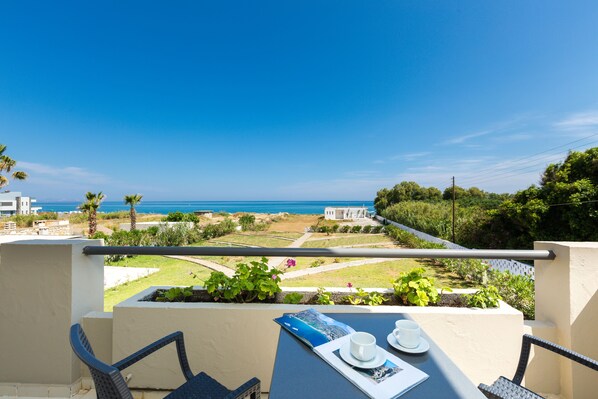 Studio, Sea View | View from room - Yiannis Apartments (Rethymno)