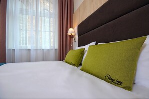 Deluxe Double Room, 1 Katil Ratu (Queen) | Cadar kapas Mesir, peralatan tempat tidur premium 