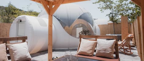 Hytte – superior (Bubble) | Terrasse/patio