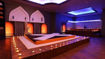 Ångbastu, turkiskt bad/hamam, kroppsbehandlingar och ansiktsbehandlingar