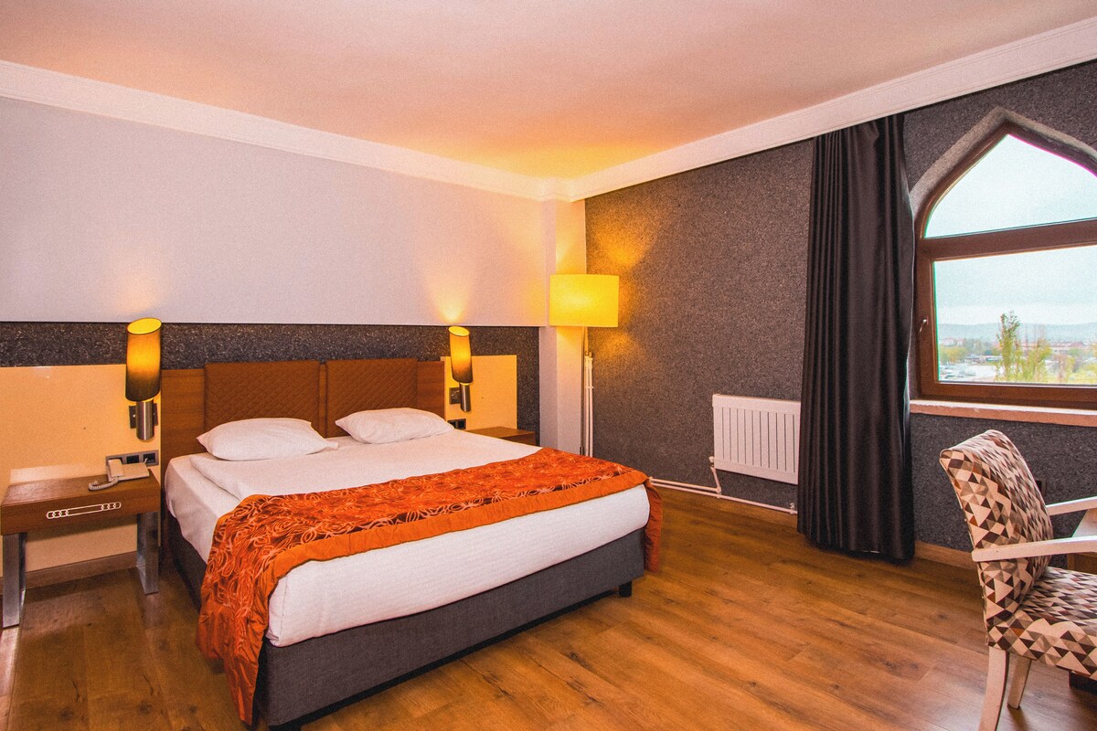 Habitación estándar con 1 cama matrimonial o 2 individuales, 1 habitación | Ropa de cama de alta calidad, escritorio, insonorización y wifi gratis 