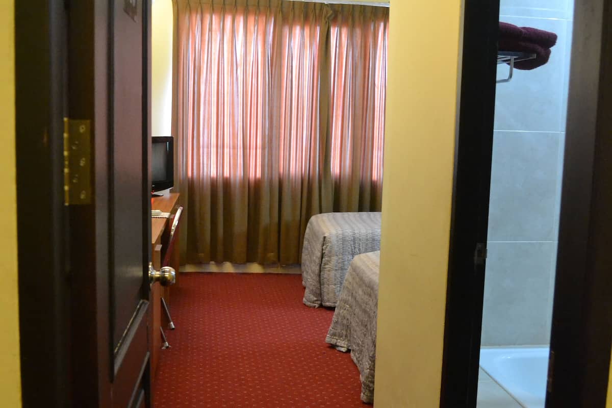 deluxe room twin | premium bedding, individually decorated, desk, rollaway beds