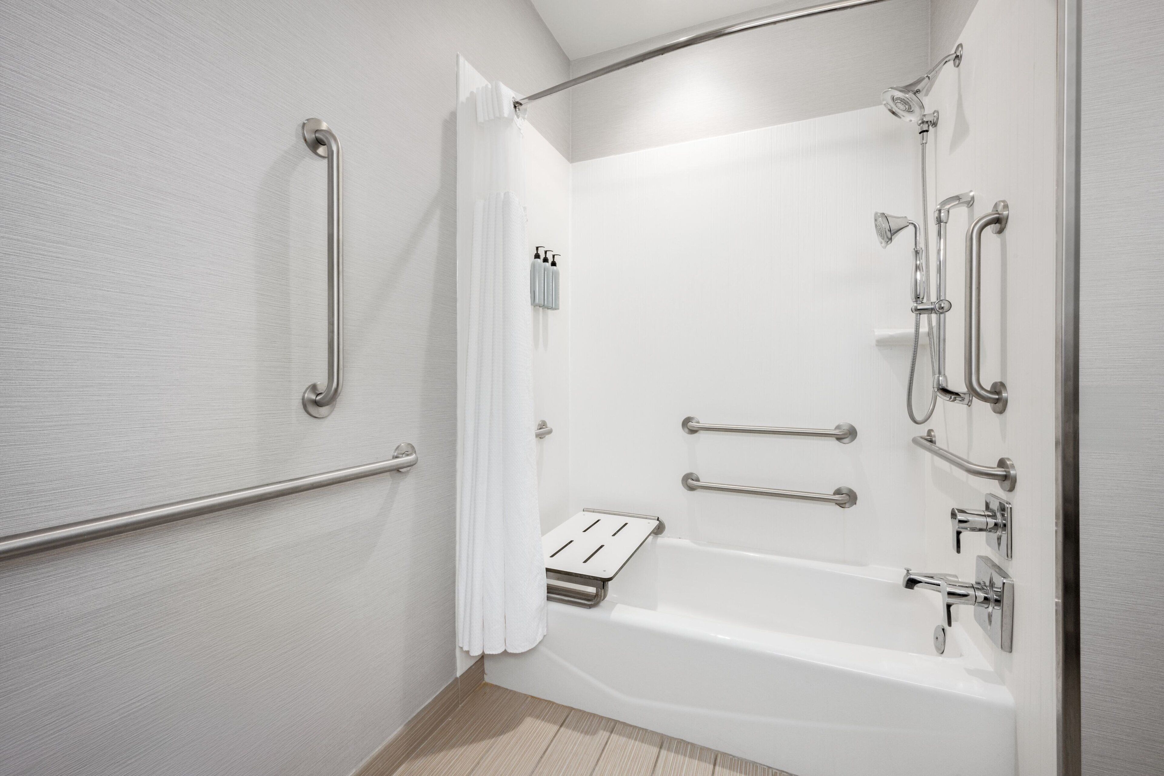 free toiletries, hair dryer, towels, soap