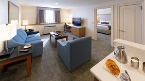 Luxury Suite, 1 King Bed (King and Sofa Bed) | Living area - The Radnor Hotel (Wayne)