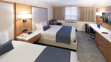 In-room safe, desk, laptop workspace, iron/ironing board