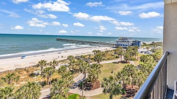 Suite, 1 habitación, cocina, vista al océano | Vista a la playa o el mar