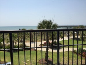 Suite, 1 Bedroom, Kitchen, Ocean View | Balcony - Windsurfer Hotel (Myrtle Beach)
